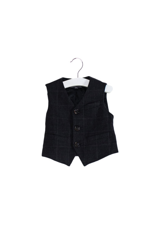 A Grey Suit Vests from Nicholas & Bears in size 6-12M for boy. (Front View)