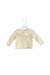 A White Long Sleeve Tops from Louis Louise in size 3-6M for girl. (Front View)