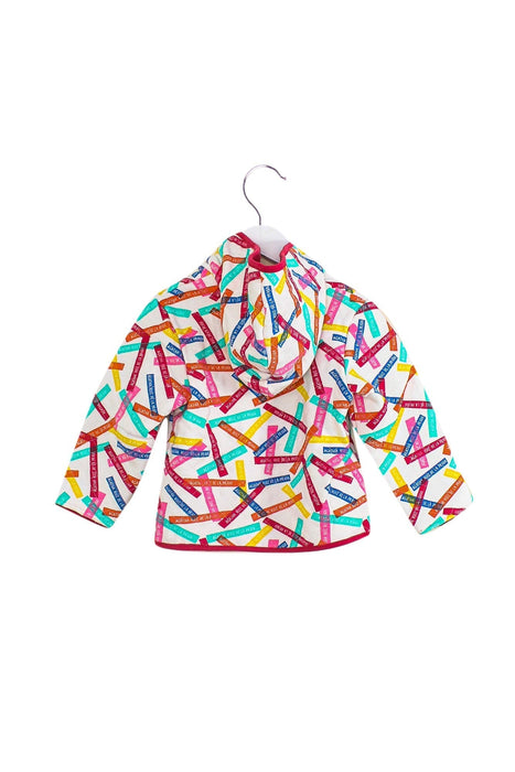 A White Zippered Sweatshirts from Agatha Ruiz De La Prada in size 4T for girl. (Back View)