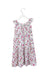 A White Sleeveless Dresses from Monnalisa in size 3T for girl. (Back View)
