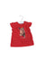 A Pink Short Sleeve Tops from Marese in size 6-12M for girl. (Front View)