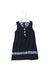 A Blue Sleeveless Dresses from Oobi in size 2T for girl. (Front View)