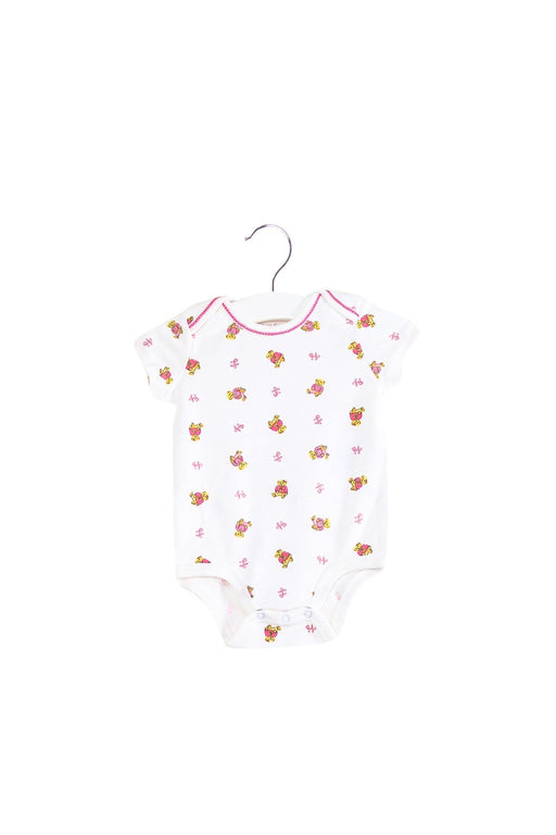A White Short Sleeve Bodysuits from Ralph Lauren in size 0-3M for girl. (Front View)