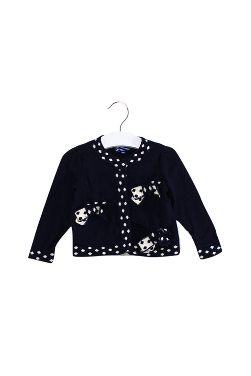 A Navy Cardigans from Nicholas & Bears in size 12-18M for girl. (Front View)