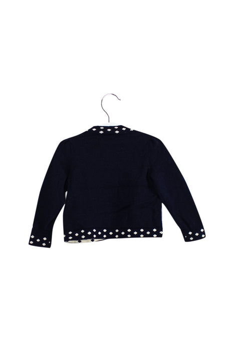 A Navy Cardigans from Nicholas & Bears in size 12-18M for girl. (Back View)