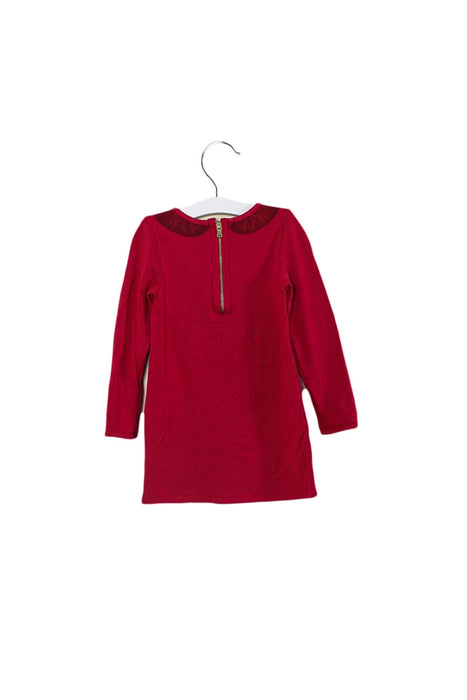 A Red Long Sleeve Tops from Little Marc Jacobs in size 3T for girl. (Back View)