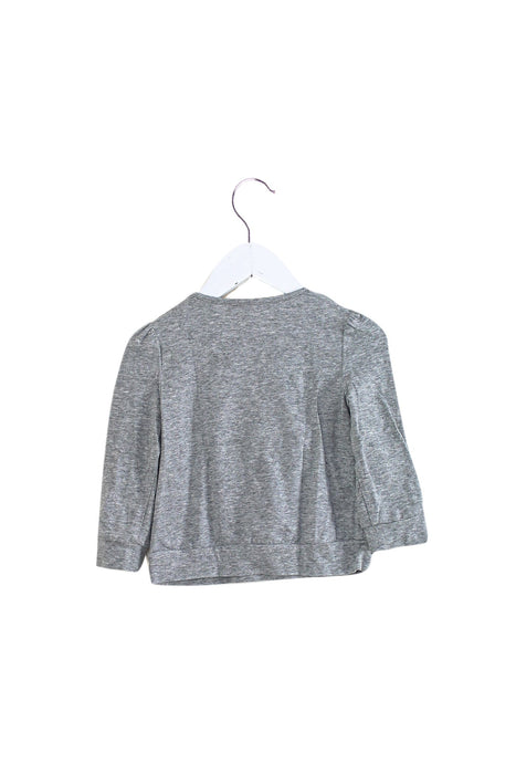 A Grey Long Sleeve Tops from Nicholas & Bears in size 12-18M for girl. (Back View)