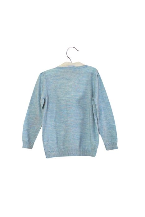 A Blue Knit Sweaters from Nicholas & Bears in size 3T for girl. (Back View)