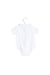 A White Short Sleeve Bodysuits from Nanos in size 6-12M for girl. (Back View)