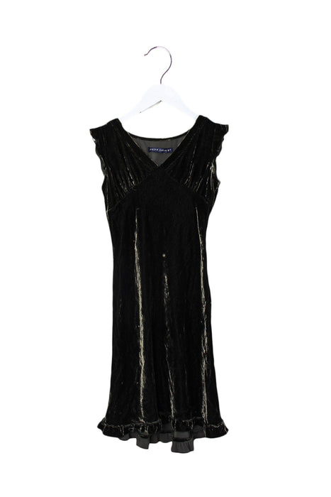 A Green Sleeveless Dresses from Jigsaw in size 6T for girl. (Front View)