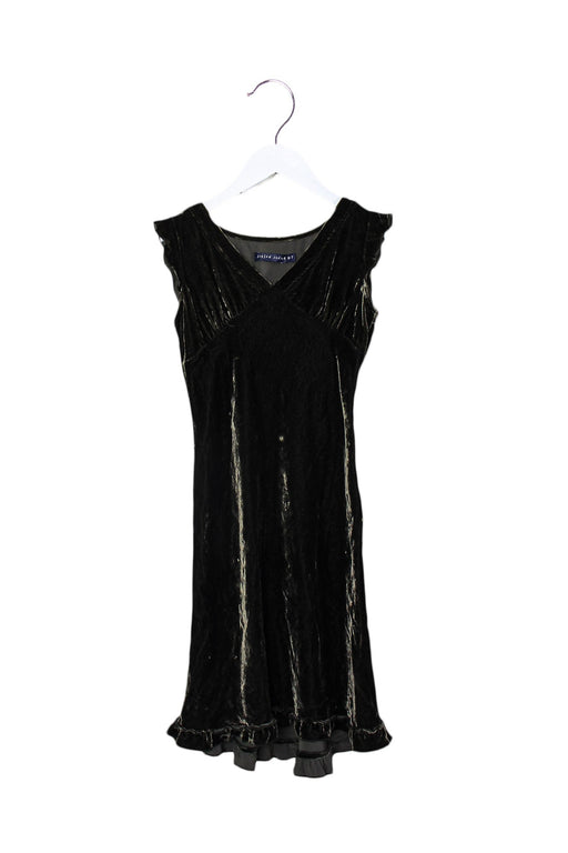 A Green Sleeveless Dresses from Jigsaw in size 6T for girl. (Front View)