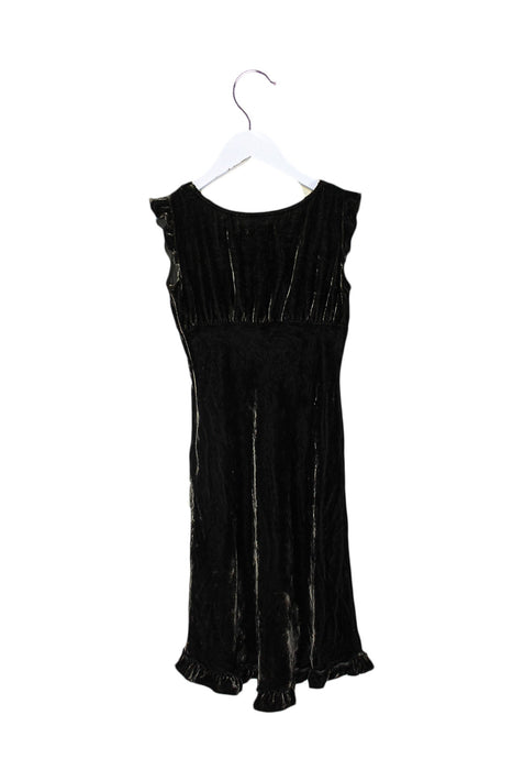 A Green Sleeveless Dresses from Jigsaw in size 6T for girl. (Back View)