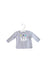 A Grey Long Sleeve Tops from Seed in size 3-6M for boy. (Front View)