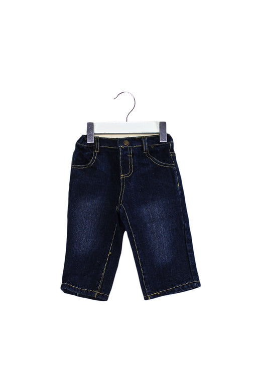 A Navy Jeans from DKNY in size 6-12M for boy. (Front View)