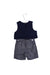 A Blue Shorts Sets from Bébé by Minihaha in size 6-12M for boy. (Back View)