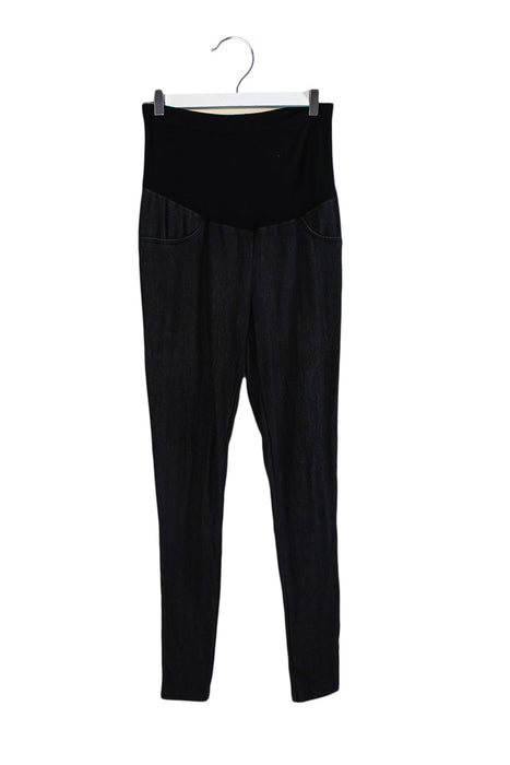 A Black Leggings from Gennie's in size S for maternity. (Front View)