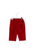 A Red Casual Pants from Petit Bateau in size 6-12M for boy. (Back View)
