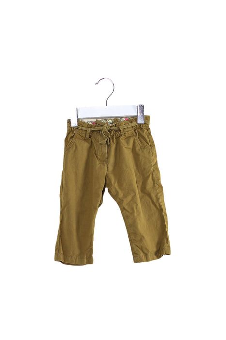 A Brown Casual Pants from Bonpoint in size 6-12M for girl. (Front View)