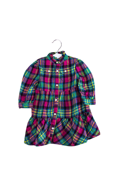A Multicolour Long Sleeve Dresses from Ralph Lauren in size 3-6M for girl. (Front View)