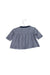 A White Long Sleeve Dresses from Petit Bateau in size 0-3M for girl. (Back View)