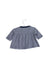 A White Long Sleeve Dresses from Petit Bateau in size 0-3M for girl. (Back View)