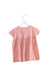 A Pink Short Sleeve Dresses from Emile et Ida in size 2T for girl. (Back View)