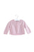 A Pink Cardigans from Jacadi in size 3-6M for girl. (Front View)