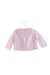 A Pink Cardigans from Jacadi in size 3-6M for girl. (Back View)