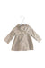 A Taupe Coats from Jacadi in size 6-12M for girl. (Front View)