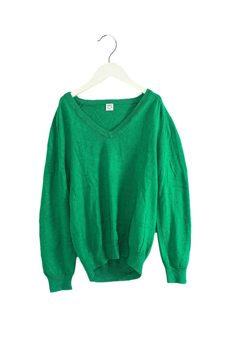 A Green Knit Sweaters from Crewcuts in size 10Y for boy. (Front View)