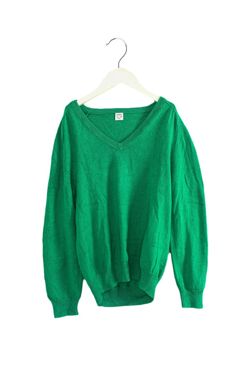 A Green Knit Sweaters from Crewcuts in size 10Y for boy. (Front View)