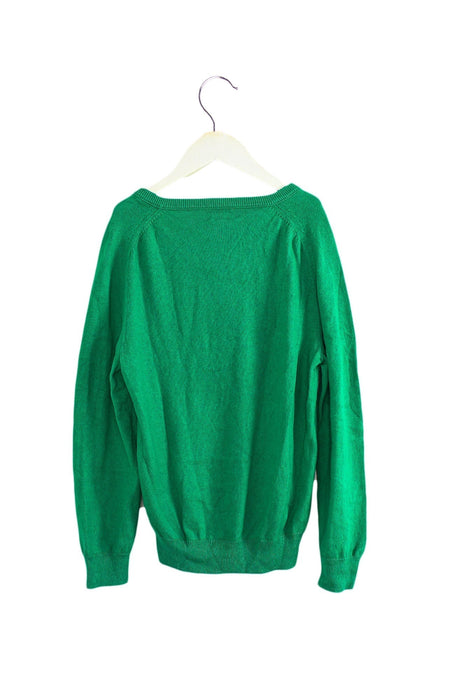 A Green Knit Sweaters from Crewcuts in size 10Y for boy. (Back View)