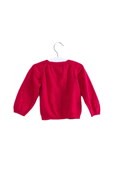 A Pink Cardigans from Jacadi in size 12-18M for girl. (Back View)