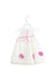 A White Sleeveless Dresses from Chickeeduck in size 6-12M for girl. (Back View)