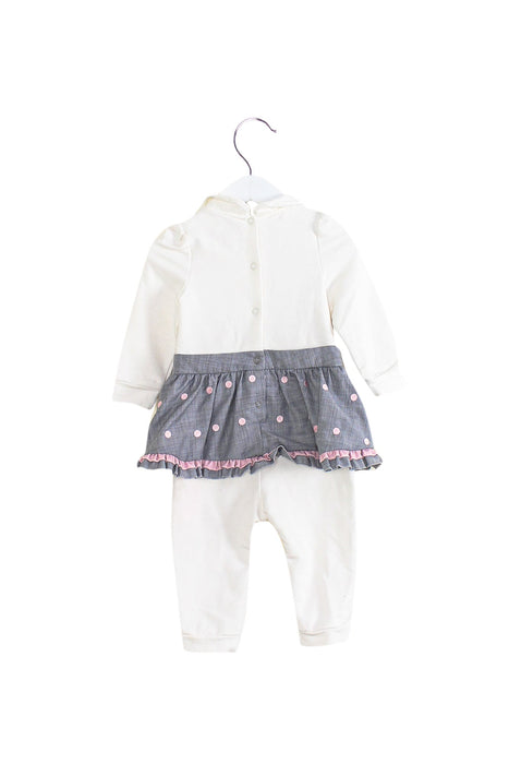 A White Long Sleeve Jumpsuits from Nicholas & Bears in size 12-18M for girl. (Back View)