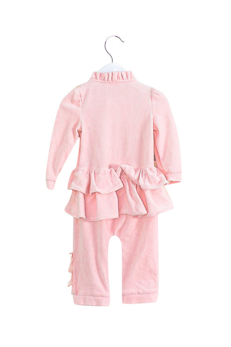 A Pink Long Sleeve Jumpsuits from Nicholas & Bears in size 12-18M for girl. (Back View)