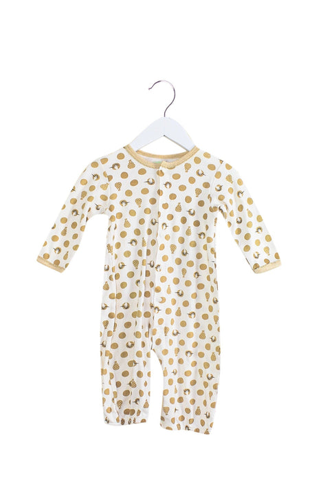A White Long Sleeve Jumpsuits from CIGOGNE Bébé in size 6-12M for neutral. (Front View)