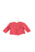 A Red Cardigans from Bonpoint in size 3-6M for girl. (Front View)