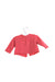 A Red Cardigans from Bonpoint in size 3-6M for girl. (Back View)