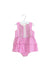 A Pink Sleeveless Bodysuits from Nicholas & Bears in size 12-18M for girl. (Front View)