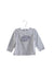 A Grey Long Sleeve Tops from Jacadi in size 18-24M for girl. (Front View)