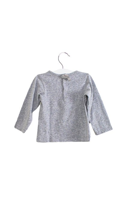 A Grey Long Sleeve Tops from Jacadi in size 18-24M for girl. (Back View)