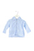 A Blue Zippered Sweatshirts from Kaloo in size 0-3M for girl. (Front View)