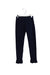 A Navy Casual Pants from Crewcuts in size 10Y for girl. (Front View)