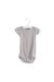 A Grey Short Sleeve Bodysuits from Petit Bateau in size 3-6M for neutral. (Front View)