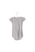 A Grey Short Sleeve Bodysuits from Petit Bateau in size 3-6M for neutral. (Back View)