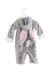 A Grey Long Sleeve Jumpsuits from Pottery Barn in size 0-3M for girl. (Back View)