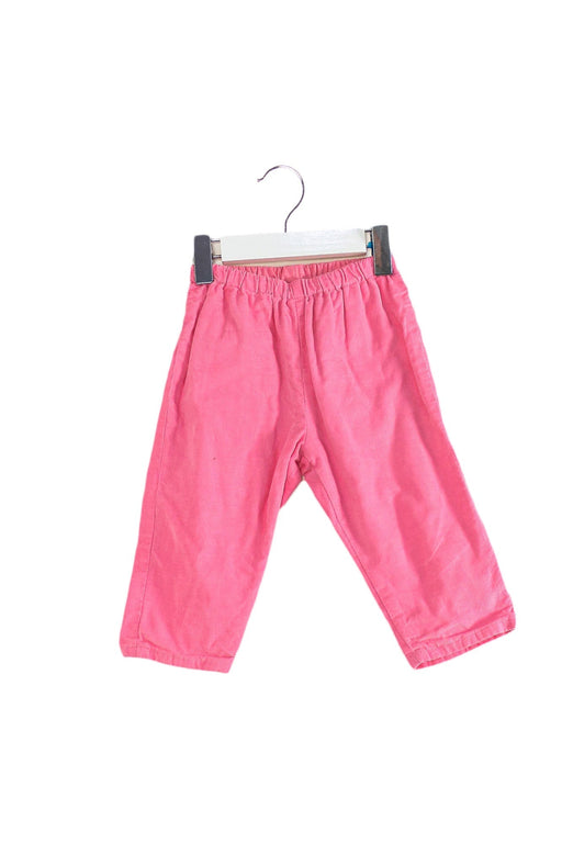 A Pink Casual Pants from Jacadi in size 6-12M for girl. (Front View)
