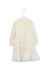 A Ivory Coats from Nicholas & Bears in size 3T for girl. (Back View)