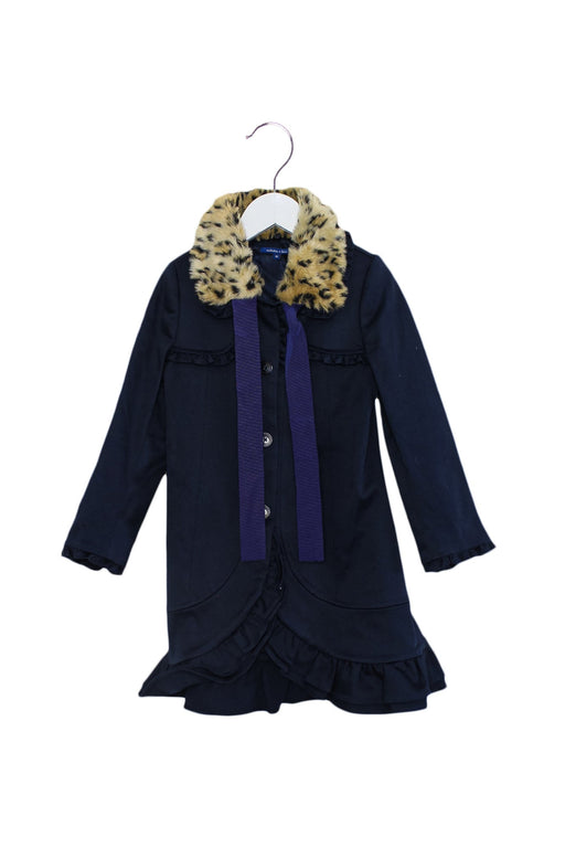 A Navy Coats from Nicholas & Bears in size 4T for girl. (Front View)